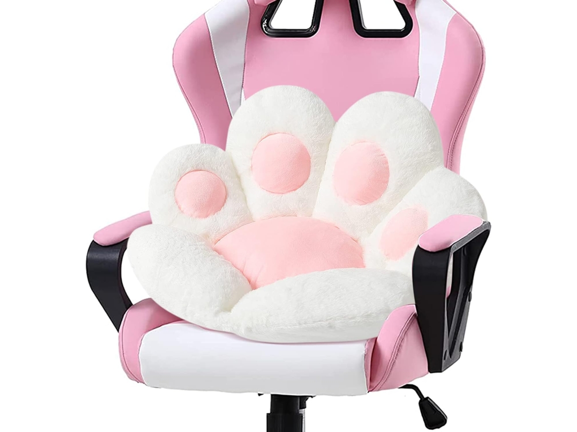 Cojín Para Silla, Cómodo Cojín De Felpa Para Asiento De Oficina, Decoración Del Hogar (blanco/60 X 70 Cm) Gertiz