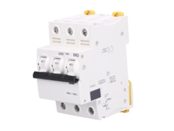 Disyuntor Miniatura De 3 Polos, 63 A, 400 V Ca, Con Protección Contra Fugas, Para Riel Din, Baja Tensión.