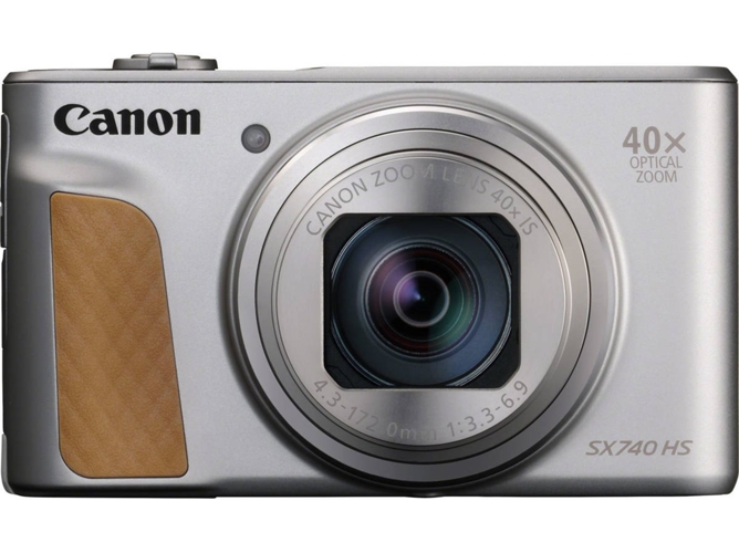 Canon Powershot Sx740 hs compacta 203 mp 12.3 cmos 5184 x 3888 pixeles plata digital 40x 4k
