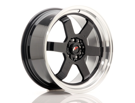 Llanta Japan Racing Jr12 17X8 Et 35 5X112 5X120 Cb 73,1 Negro