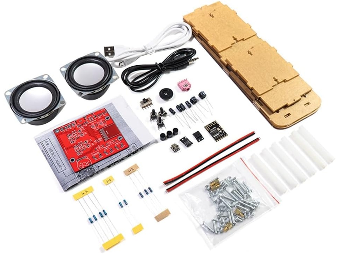 Kit De Altavoz Bluetooth Para Armar Uno Mismo: Proyecto De Electrónica, Práctica De Soldadura, Ensamblaje De Componentes.