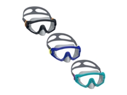Máscara De Buceo Bestway Spark Wave - Talla M/l - Lente De Policarbonato - Protección Uv