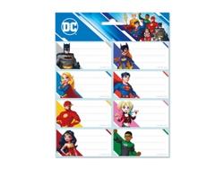 Etiquetas Escolares Dc Comics Batman Blister Ele0289 (16 Un)