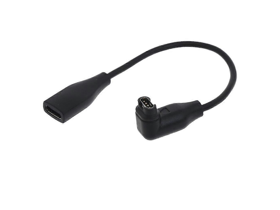 Cable USB C hembra mejorado para Garmin Fenix ​​7, 7s, 7x6, Ly, cable de carga para reloj inteligente de bicicleta eléctrica