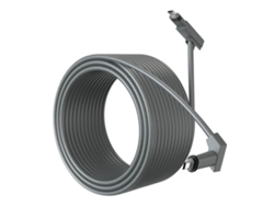 Cable De Repuesto Para Satélite Rectangular V2, Resistente Al Agua Con Tapas Protectoras, 10 M (32,8 Pies), Gris.