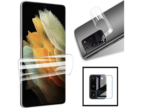 Protector de Pantalla Gel Samsung Galaxy S10 Plus G4M Frente y Cámara
