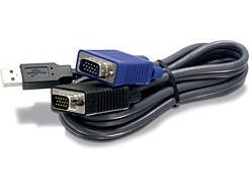 Cables KVM TRENDNET (KVM - KVM - 4.5 m m - Negro)
