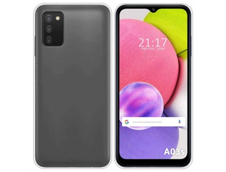 Carcasa Samsung Galaxy A03s TUMUNDOSMARTPHONE Silicona Transparente