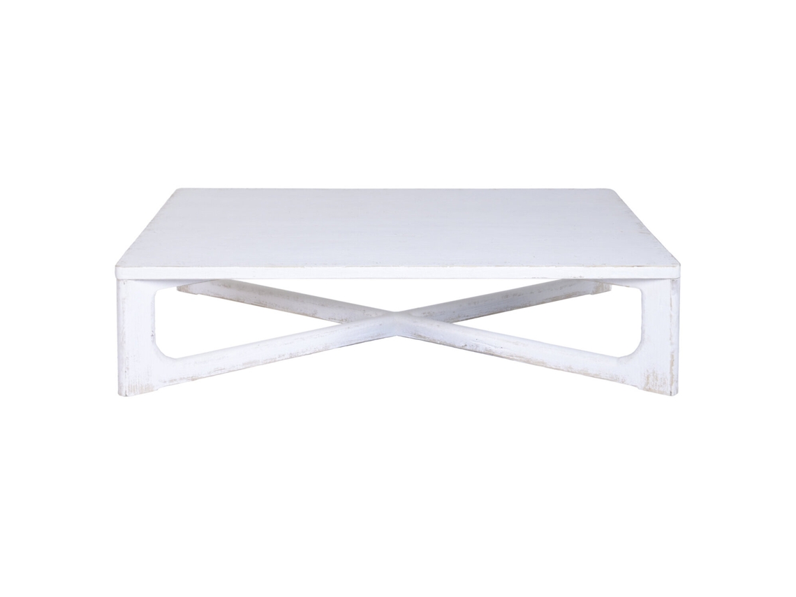 Mesa de centro de madera de olmo blanco, 170x109x41cm ALEXANDRA HOUSE LIVING