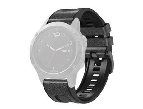 Correa de Silicona liberación rápida 26mm para Garmin Fenix 7X - gris oscuro