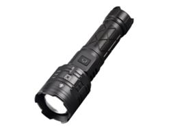 Linterna LED de alta potencia con 5 modos de flash y zoom L 22 Negra Yunzii