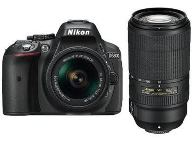 Kit Cámara Réflex NIKON D5300 AF-P 18-55MM F3.5-5.6G VR AF-P 70-300MM F4.5-6.3 ED VR DX