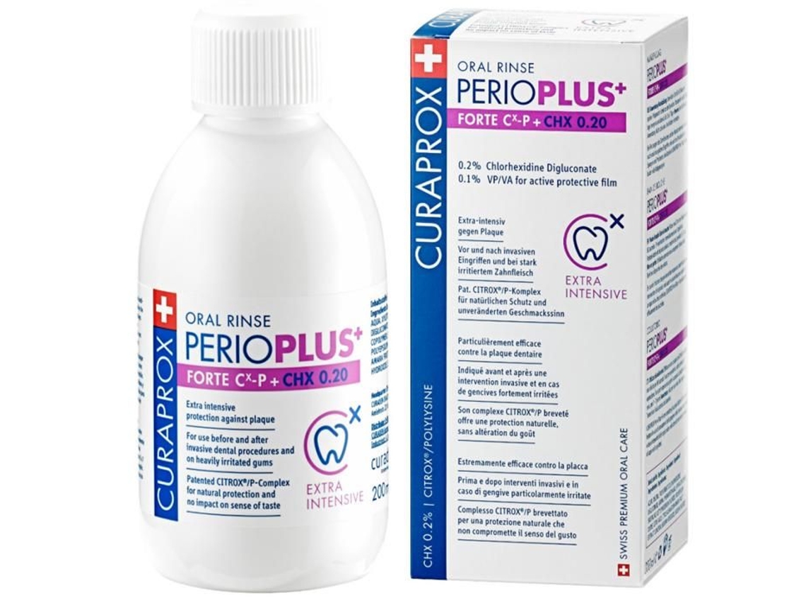 Enjuague bucal Curaprox Perio Plus Forte 0.20 Chx Citrox 200 ml