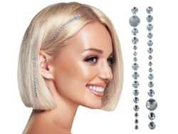 Joyas para el Cabello brillantes de 13x25 cm adulto