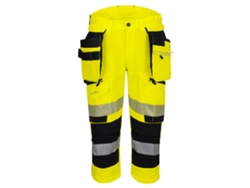 Pantalón De Trabajo Alta Visibilidad Pirata Dx4 | Portwest Amarillo/negro / 38