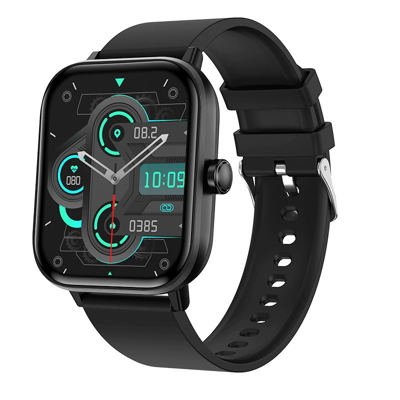 Reloj inteligente G42 con Bluetooth, monitor de glucosa en sangre, llamadas, frecuencia cardíaca, presión arterial y sueño, color negro