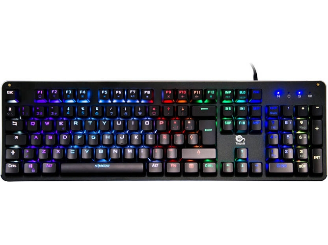 Teclado Gaming TALIUS Kimera (Mecánico - Español - Negro)