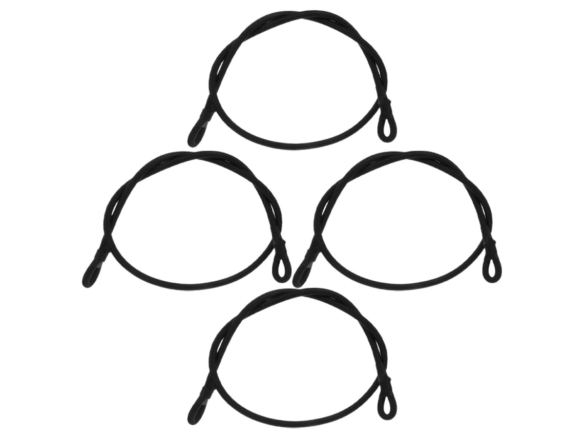 Paquete De 4 Cordones Elásticos De Látex De Alta Resistencia De 6 Mm Y 70 Cm Para Bucles De Trampolín.