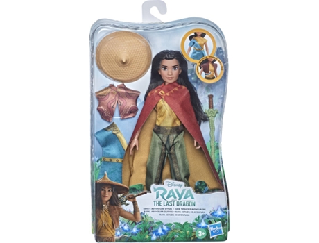 Muñeca DISNEY Princess Raya Estilos de Aventura (Edad Mínima: 3 años)