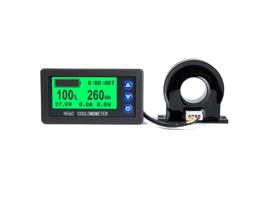 Monitor De Batería Con Medidor De Efecto Hall Y Coulomb, Cc 8-100v 200a, Capacidad De Batería De Plomo-ácido Lifepo4-litio.