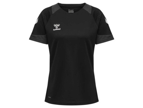 Camiseta de Mujer para Fútbol HUMMEL Lead Poly Negro (L)