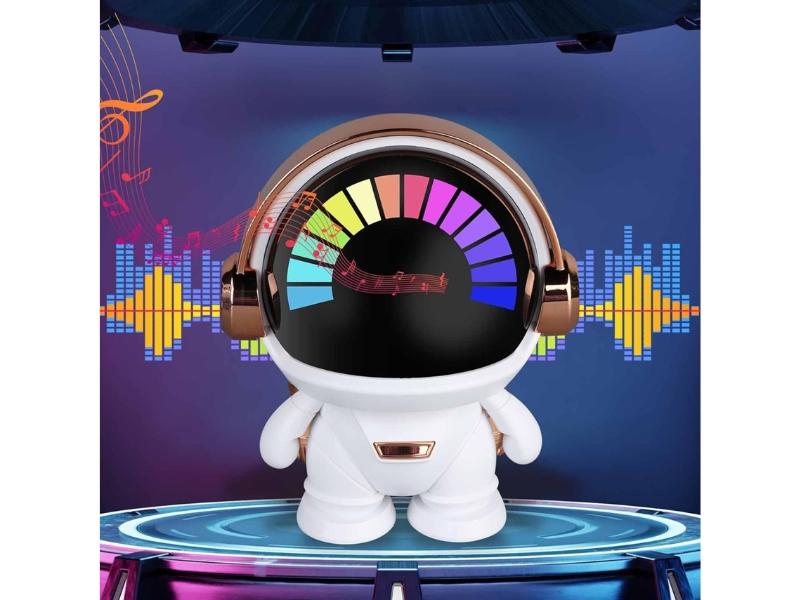 Altavoz Bluetooth inteligente Astronaut Compact TWS blanco Chennnls