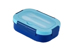 Fiambrera Bento Para Niños, 4 Compartimentos, A Prueba De Fugas, 1300 Ml, Pp, Libre De Bpa, Portátil.