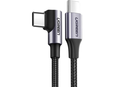 Cable UGREEN Us255 50125 (USB - USB - 2 m - Negro, Gris)