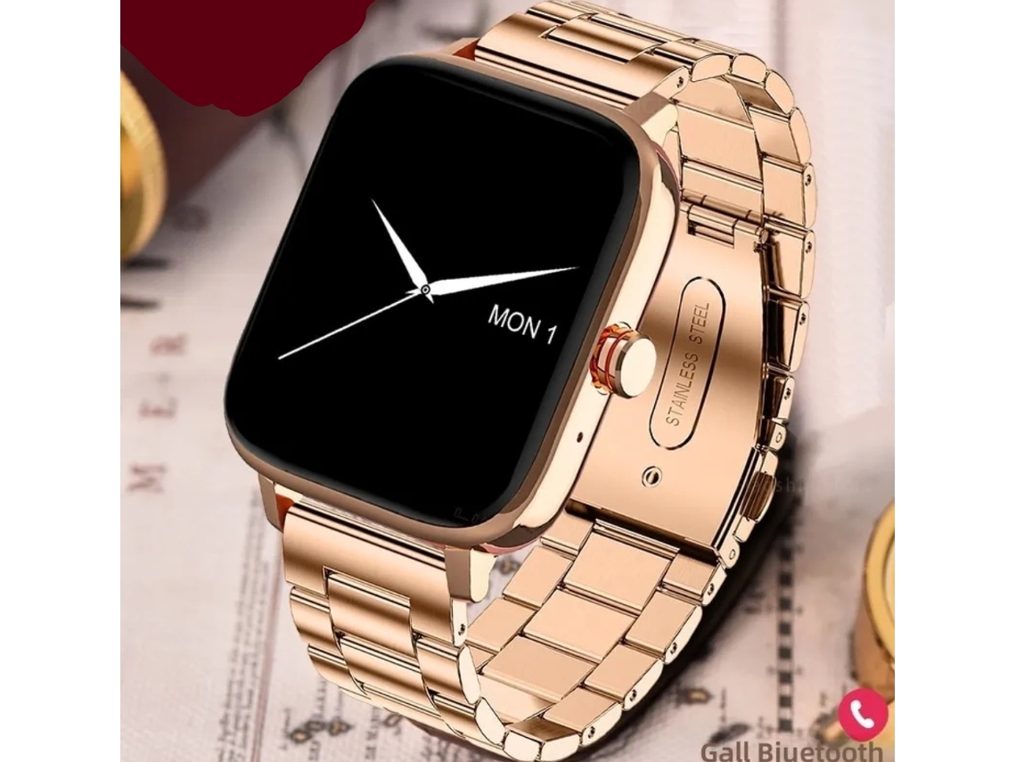Smartwatch Pethuel I13 Bluetooth Llamada Oro