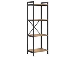Estantería de madera de roble procesada artesanalmente de 40x30x85 cm (EXCLUSIVA MAISON)