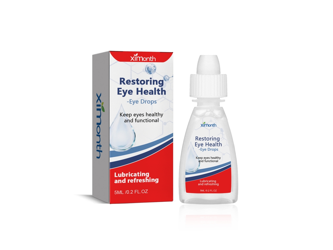 Gotas oftálmicas para ojos secos y alivio de la fatiga: vitamina B6, glucano, astringente para el enrojecimiento y la visión borrosa.