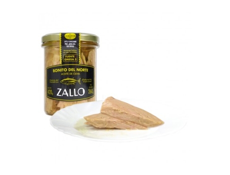 Lomos De Bonito Del Norte Zallo en Aceite De Oliva 400gr. CONSERVAS ZALLO