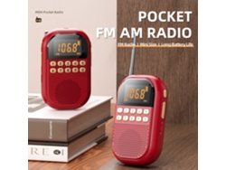 Miniradio portátil con decodificación USB/SD, sonido de alta definición, audio para exteriores y búsqueda automática de emisoras con un solo clic. Viewleaf
