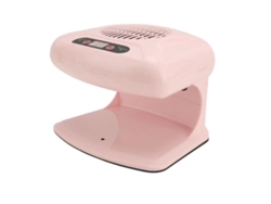 Secador de uñas 300 W soplador de aire caliente y frío para esmalte de uñas normal - rosa IKIKSO