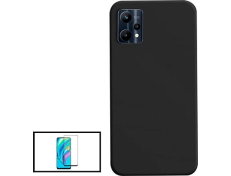 Kit Carcasa + Protector de Pantalla Realme 9 Pro+ Plus GIFT4ME Negro