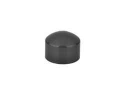 Tubo de PVC de 25 mm con tapón de presión para derivaciones ciegas.