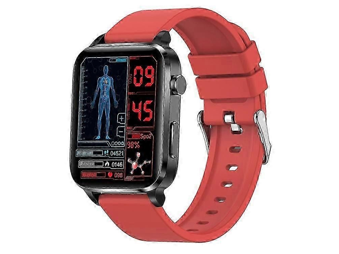 Pulsera inteligente F100 de 1,7'' - Reloj deportivo multifuncional resistente al agua con monitorización de la salud, oxigenación sanguínea y frecuencia cardíaca.