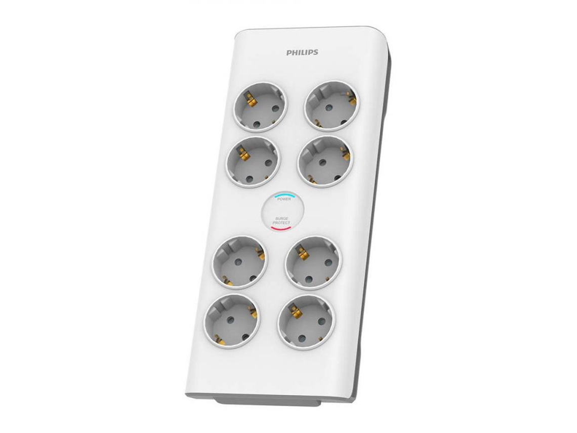 Extensión PHILIPS Base Múltipla 8 Tomas 2M