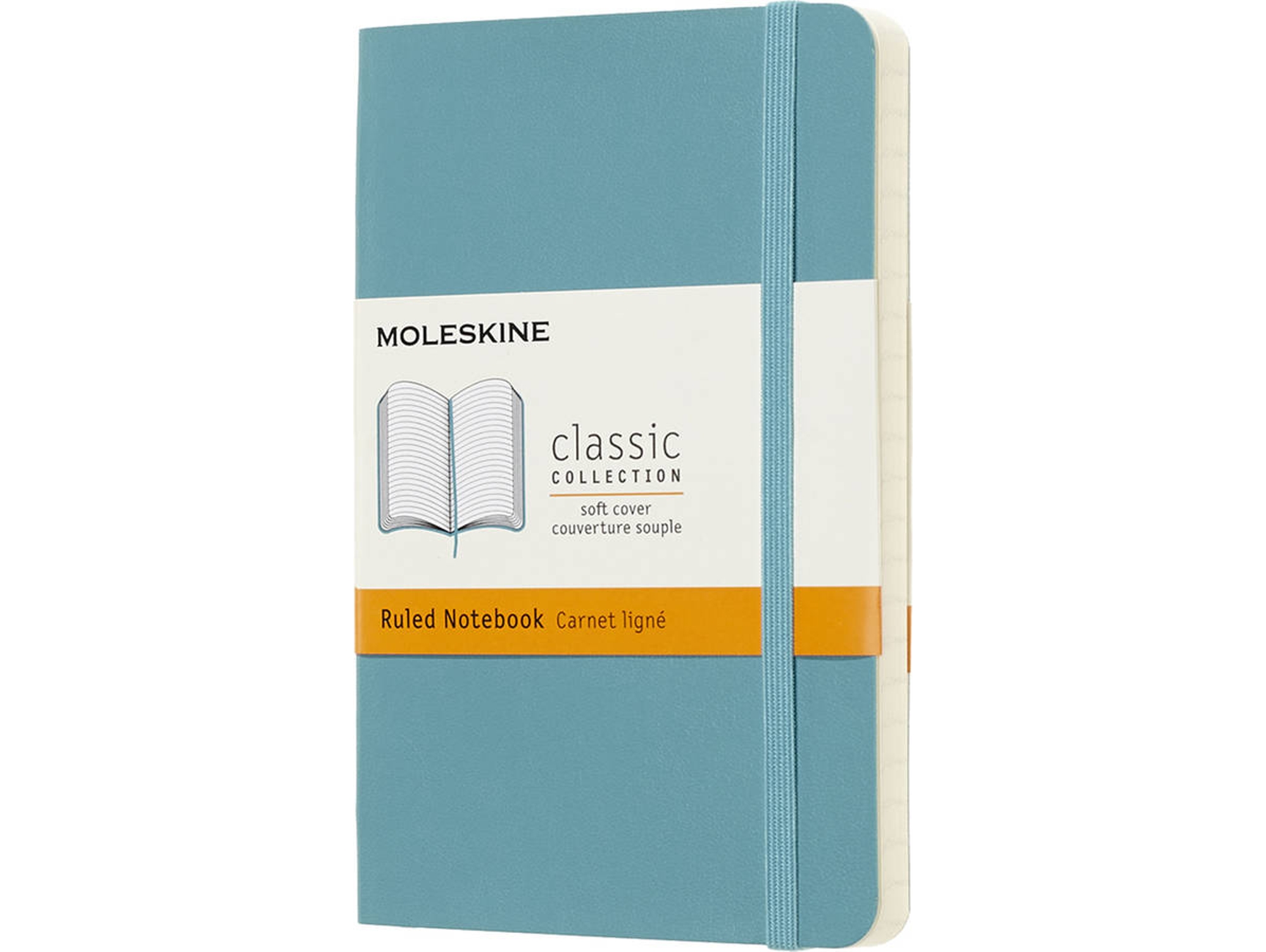 Bloc de Notas MOLESKINE (Azul - Pautado - 9x14cm)
