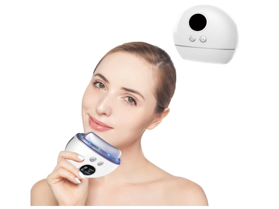 Herramienta de masaje corporal Facial, dispositivo Gua Sha, masajeador eléctrico, raspador Facial de microcorriente con vibración Ir, calor DREAM5