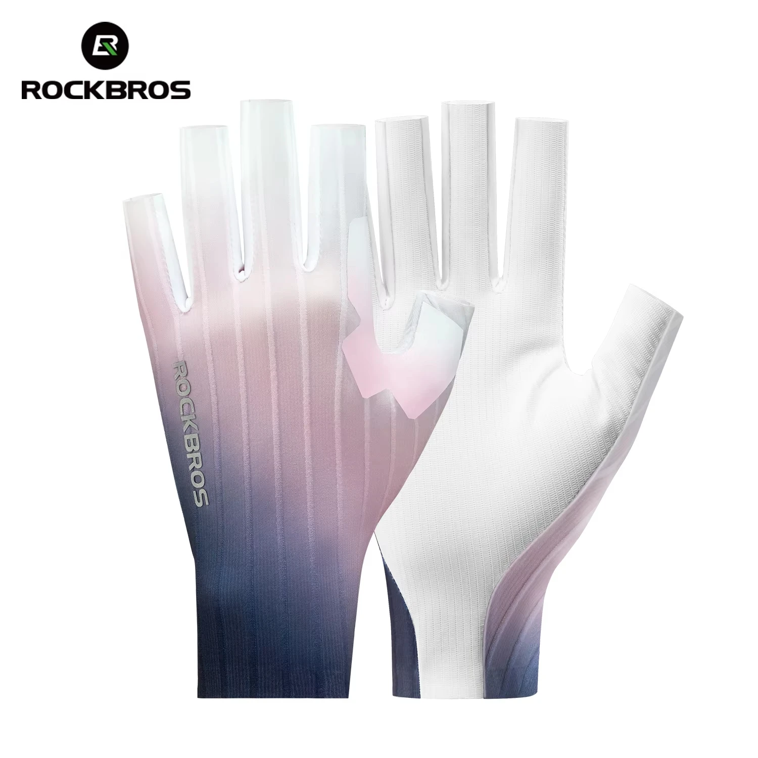 Guantes De Ciclismo (talla L), Transpirables, Con Protección Solar, Ligeros, Elásticos Y Antideslizantes.