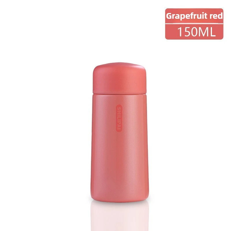 (rojo, 150 Ml) Mini Termo De Acero Inoxidable 304, Con Aislamiento Al Vacío, A Prueba De Fugas, Ligero.