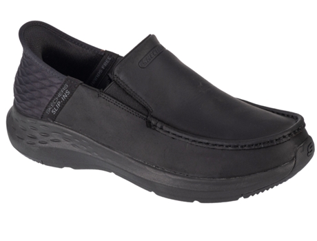 Zapatillas de Hombre SKECHERS Piel Negro (44)