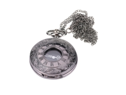 Reloj De Bolsillo Analógico Clásico De Cuarzo Con Collar De Cordón De Aleación.