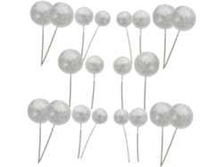 20 Bolas Brillantes Para Decorar Tartas, Accesorios Para Cumpleaños Y Bodas.