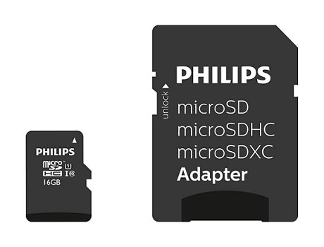 Philips Fm16Mp45B/00 Tarjeta de Memória 16 Gb Microsdhc Uhs-I Classe 10