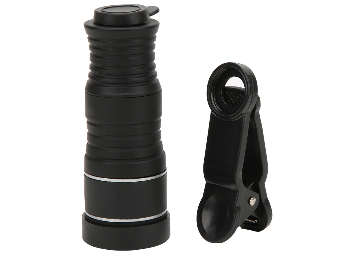 Lente Para Cámara De Teléfono Móvil Con Telescopio Monocular Acoplable, Gran Angular 12x, Para Conciertos Y Viajes.