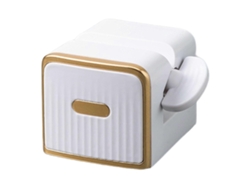 Soporte Para Pasta De Dientes De Pared Para Baño, Exprimidor A Prueba De Agua Para Pasta De Dientes 4 Rosewell