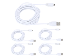Cables De Datos Usb De 3 M Para Cargar La Consola Wii U Y Otros Accesorios De Juego.