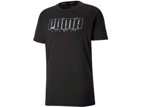 Camiseta de Hombre para Running PUMA Last Lap Slogan Negro (S)